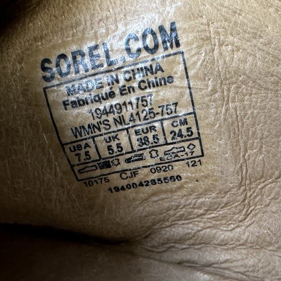 Sorel Joanie II Slingback Wedge Sandal Sunnyside Yellow Espadrille Shoe Size 7.5 - Picture 10 of 10